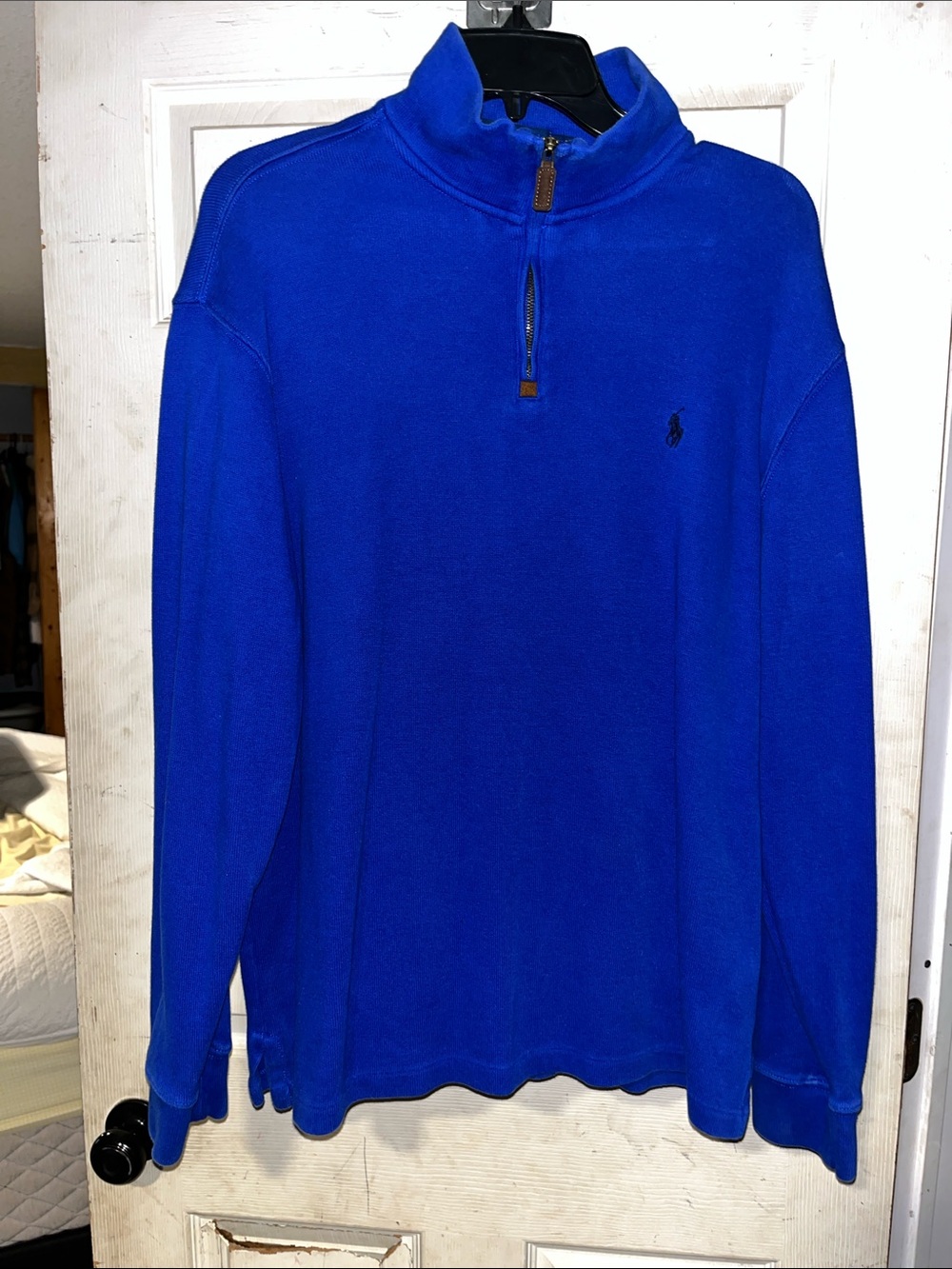 Men’s POLO RALPH LAUREN 1/4 Zip Pullover, size Large